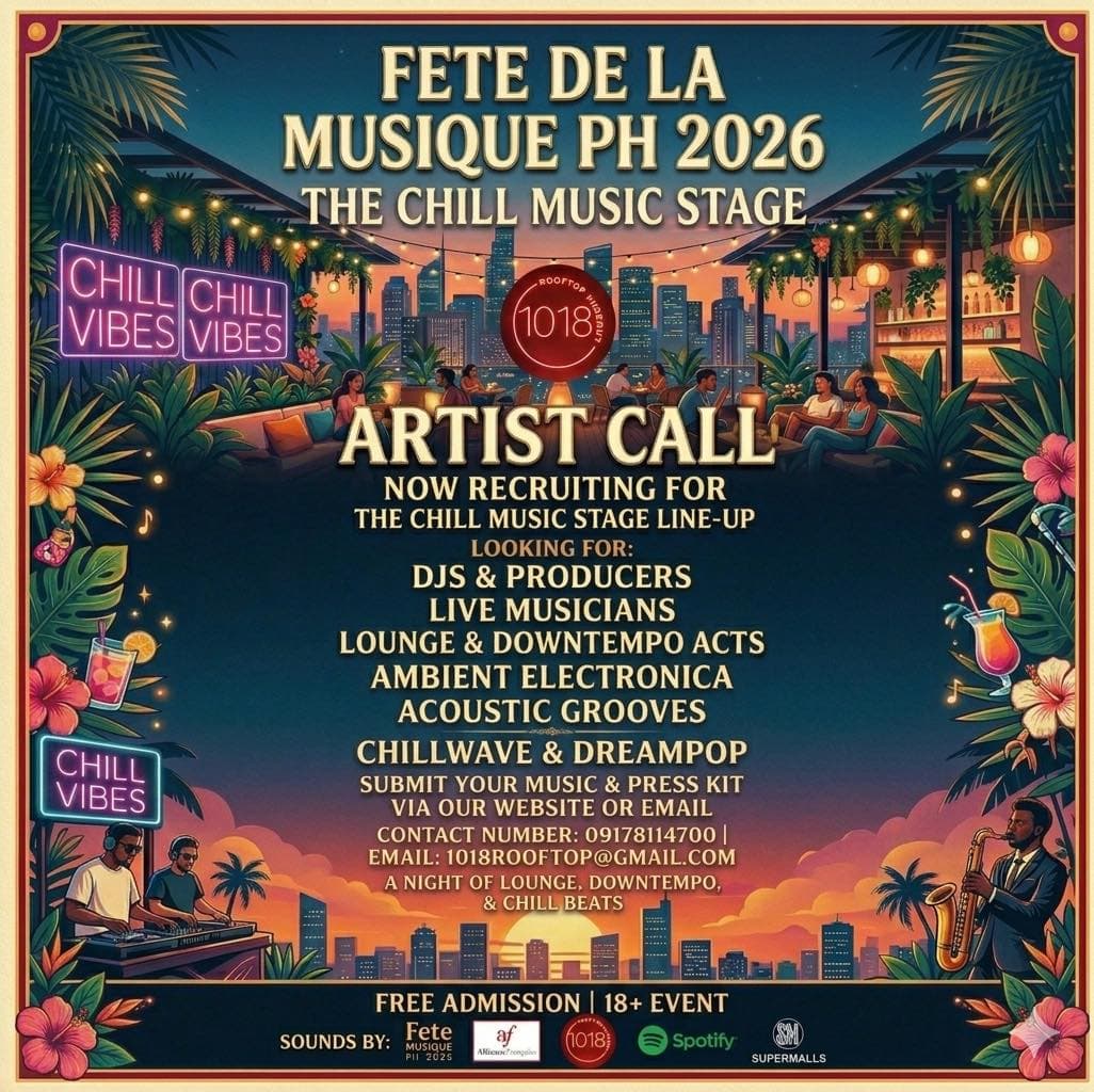 Fete de la Musique PH 2026 The Chill Music Stage